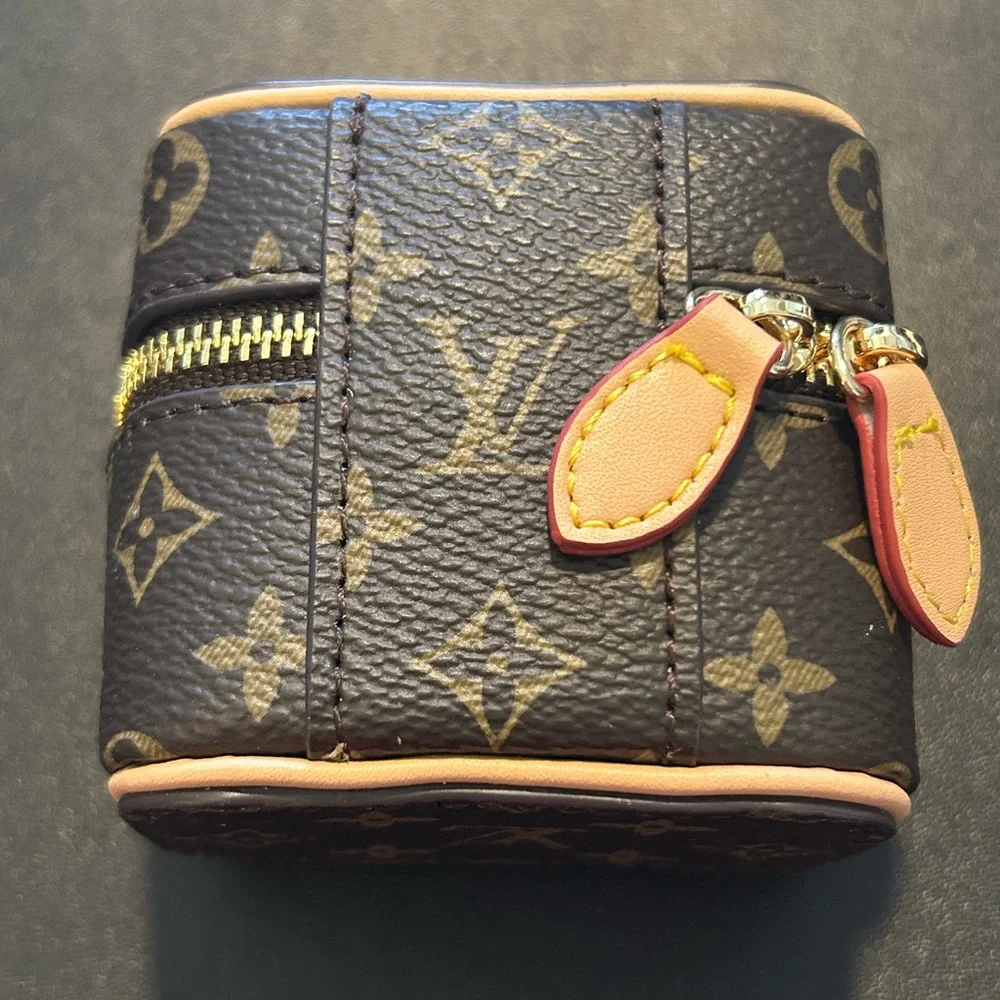 Brand New Upcycled LV Monogram Bag Charm/Lipstick Holder - Picture 3 of 4